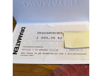 Presentkort Dramaten