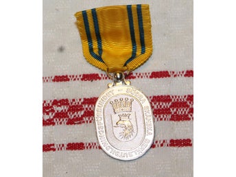 SÖDRA SKÅNSKA BEFÄLSFÖRBUNDET . MEDALJ.KONTROLLSTÄMPLAT SILVER.