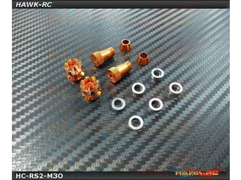 Hawk Creation Anti-Slip And Adjustable Stick Rocker End For Futaba & Spektrum