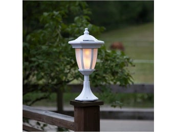 Star Trading Flame Solcellslampa 4-i-1 VIT Solar Energy LED Solcellslykta