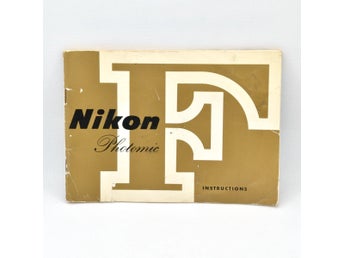 Nikon F Photomic manual på engelska
