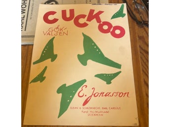 Noter Cuckoo Gök-valsen E. Jonasson
