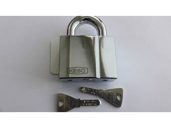 Hänglås/ KESO (ASSA ABLOY) 22.044.High Security Padlock With 2 Keys