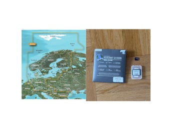 bluechart g3 vision veu721l 2025 Version Sjökort microSD