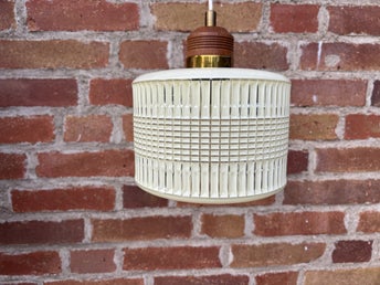 Pendelampa i glas 50-tal