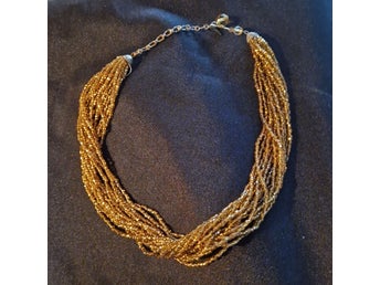 Glaspärlor vintagehalsband!