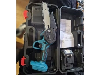 1500W 6-tums sladdlös elektrisk kedjesåg, bärbar handhållen beskärningssåg