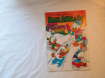 Kalle Anka & co - 1988 nr 6 - Bilaga: Kalle Anka Poster Motorcykel