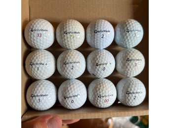 TaylorMade golfbollar, 12-pack A-klass