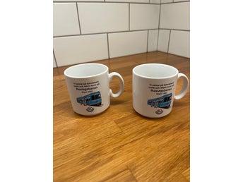2 st kaffemuggar Roslagsbanan Klart 1997 SL