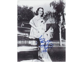 TERRY MOORE AMERICAN FILM & TELEVISION ACTRESS *MIGHTY JOE YOUNG *AUTOGRAF FOTO