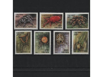 Tanzania 1994 Spindlar insekter 7v