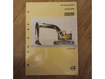 Instruktionsbok ECR235C Volvo Construction Equipment