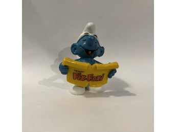 Smurf med Fix & Foxi-tidning