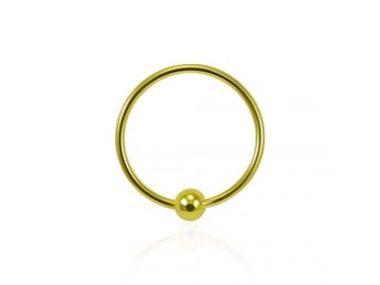1 Piercingring i Roseguldpläterad 925 Sterling Silver 0.8mm/8mm