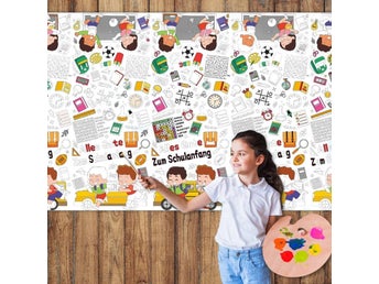 Enorm målaraffisch 274 X 137 cm (Pack-3)