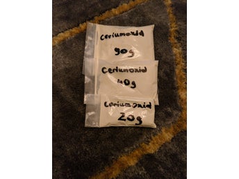 Ceriumoxid 20g polering glas spegel