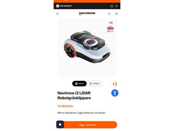 Navimow i2 LiDAR Robotgräsklippare