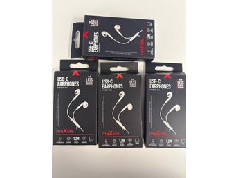4st. maXLife MXEP-04 USB-C Hörlurar med mikrofon
