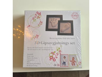 3D Gipsavgjutningsset för barn – Hand- och fotavtryck