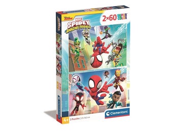Spindelmannen Spidey 2x60 bitar pussel Clementoni