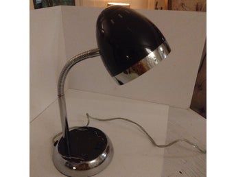 Retro Bordslampa Globen AB, svart och krom