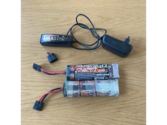 Traxxas Power Cell NiMH 3000mAh batterier och laddare