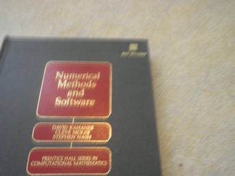 Numerical Methods and Software av David Kahaner, Cleve Moler, Stephen Nash