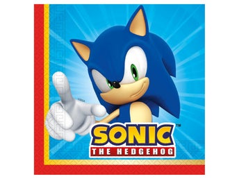 Sonic the Hedgehog Sega Servetter 20-pack 33x33 cm FSC