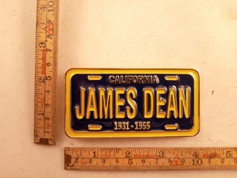 Bältesspänne james dean jadeblå