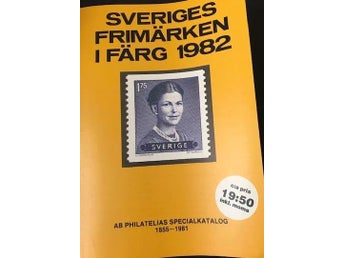 Philatelia Sveriges frimärken i färg 1982, fraktfritt
