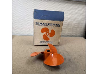 Volvo Penta 2853-5220-00 Propeller 9x10 Tum Båt Orange Reservdel Original