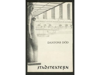 Dantons död. Program från Göteborgs Stadsteater 1966.