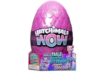 Hatchimals WOW lila interaktiv leksak med ägg