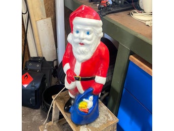 Tomte med belysning 50 tal
