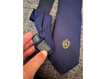 Ralph Lauren marinblå slips