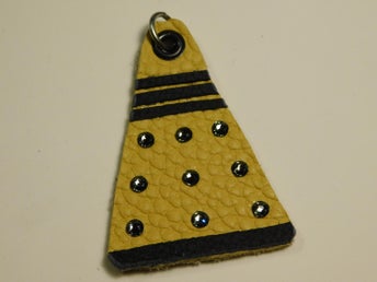 SciFy Fantasy Dalek Hänge av Skin Handarbete Nörd-Geek-Laiva nr 3