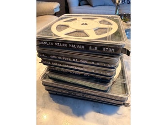 Super 8 Filmer - Kalle Anka, Piff och Puff, Chaplin, med mera