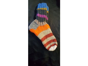 Handstickade socken