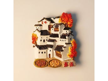 China Wuyuan Huangling Autumn Village Kylskåpsmagnet