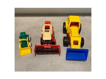 Leksaksfordon, Traktor, Hjullastare och Skördetröska