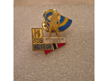 Pins Stocholm 1912 antall medaljer til Norge