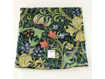 UNDERBART DUBBELSIDIGT KUDDFODRAL - WILLIAM MORRIS - GOLDEN LILY MÖRKBLÅ -4
