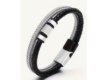 Fräckt Herr-armband med magnetlås, nytt