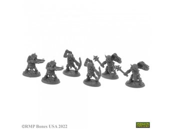 Reaper Bones USA Dungeon Dwellers: Goblin Pillagers - Plastic