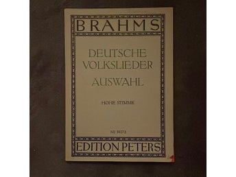 Brahms: Deutsche Volkslieder Auswahl