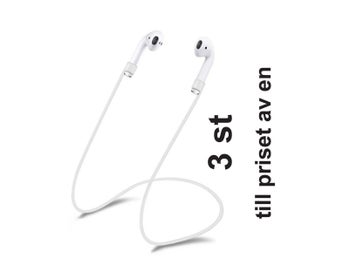 NYA! 3 st Airpodstraps trådlösa hörlurar anti-tappband inkl moms