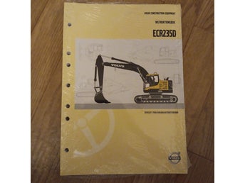 Instruktionsbok ECR235D, Volvo, 2012