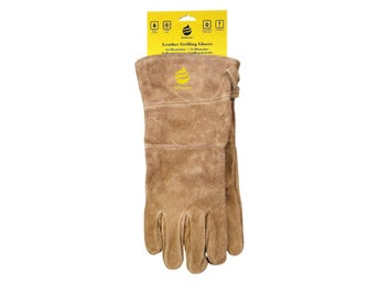 Hallmark Leather Grilling Gloves Grillhandskar Läder Brun Grillhandske BBQ