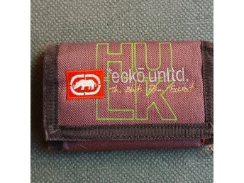 ELEGANT Ecko plånbok i svart 100 % nylon, MADE IN USA. FRI FRAKT.